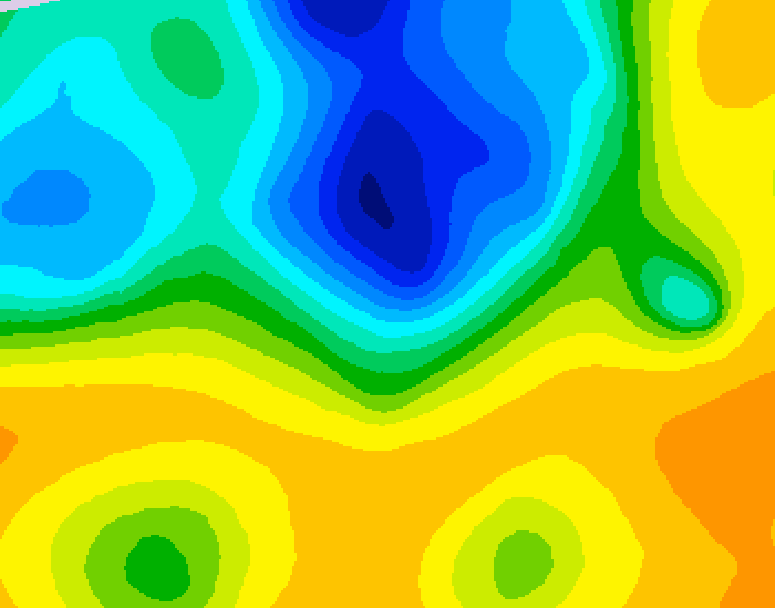 GDPS 500 millibar geopotential height 144 hour forecast chart for Canada based on 2025/04/30 0000Z data