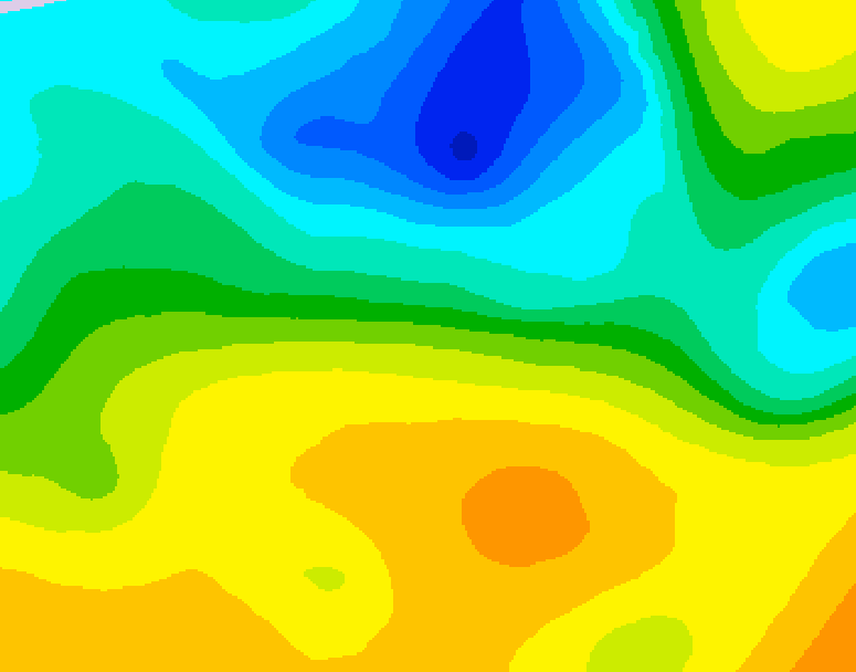 GDPS 500 millibar geopotential height 240 hour forecast chart for Canada based on 2025/04/30 0000Z data