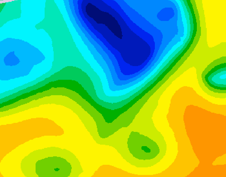 GDPS 500 millibar geopotential height 144 hour forecast chart for Canada based on 2025/04/30 1200Z data