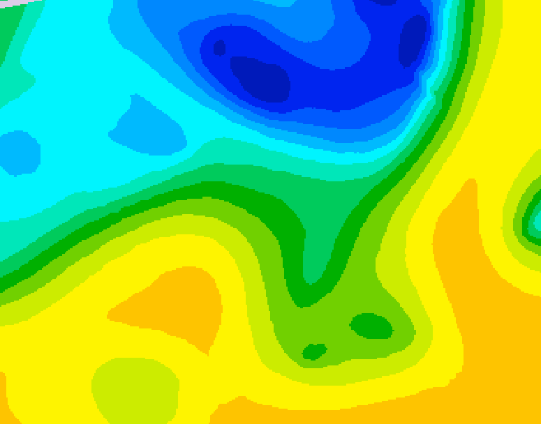 GDPS 500 millibar geopotential height 168 hour forecast chart for Canada based on 2025/04/30 1200Z data