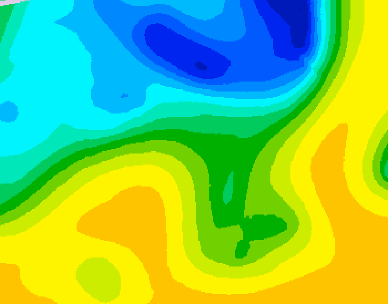 GDPS 500 millibar geopotential height 174 hour forecast chart for Canada based on 2025/04/30 1200Z data