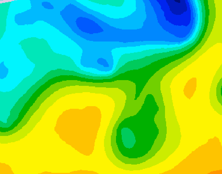 GDPS 500 millibar geopotential height 192 hour forecast chart for Canada based on 2025/04/30 1200Z data
