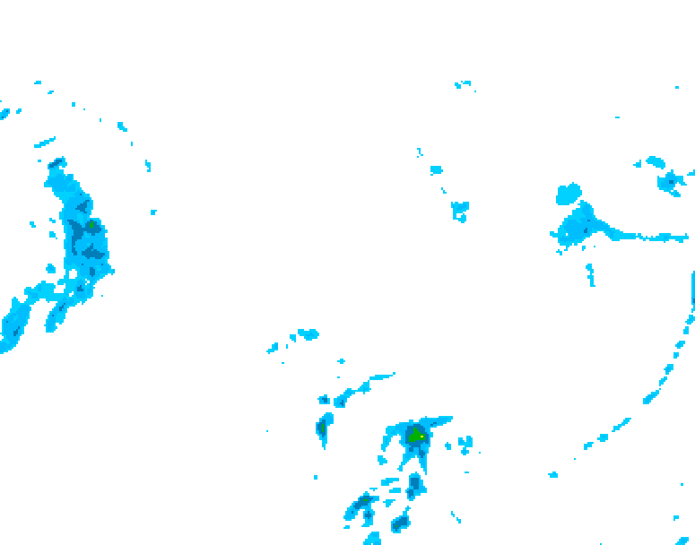 GDPS precipitation 036 hour forecast chart for Canada based on 2025/04/30 0000Z data