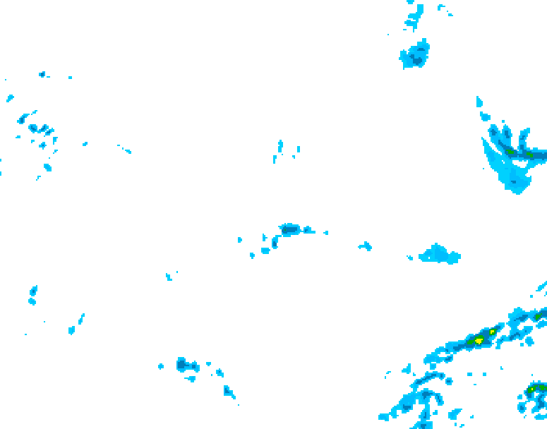 GDPS precipitation 228 hour forecast chart for Canada based on 2025/04/30 0000Z data