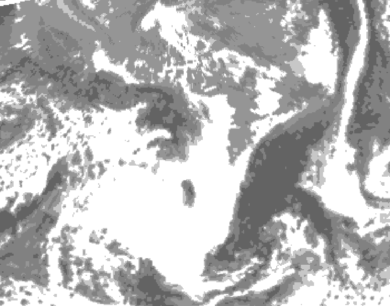 GDPS total cloud 180 hour forecast chart for Canada based on 2025/04/30 1200Z data