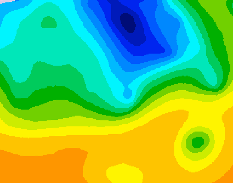 GDPS 500 millibar geopotential height 234 hour forecast chart for Canada based on 2025/05/01 0000Z data