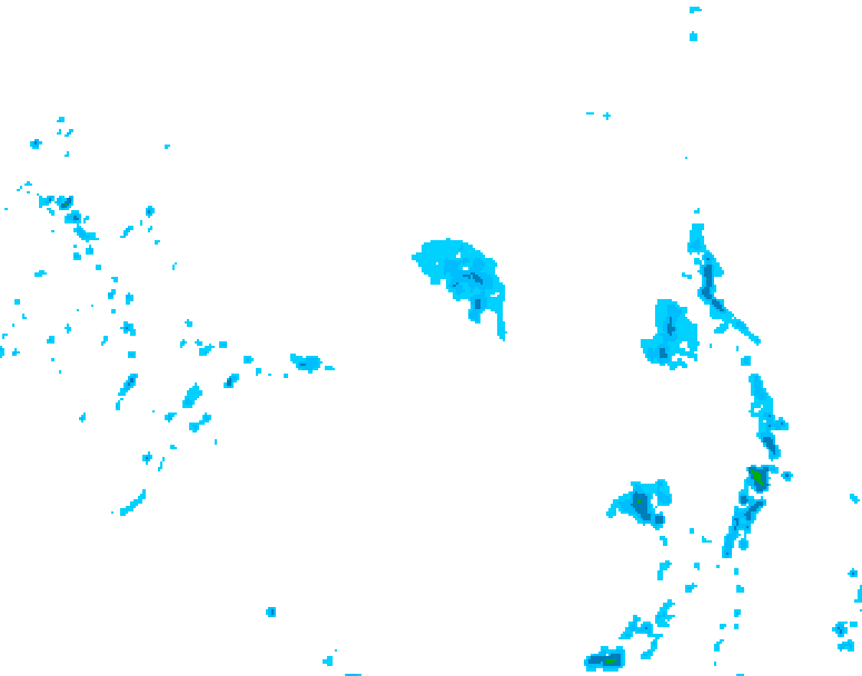 GDPS precipitation 168 hour forecast chart for Canada based on 2025/05/01 1200Z data