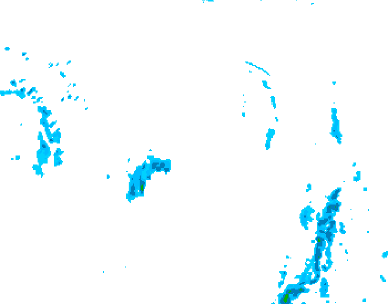 GDPS precipitation 192 hour forecast chart for Canada based on 2025/05/01 1200Z data