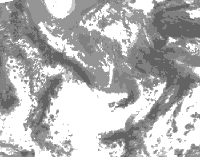 GDPS total cloud 060 hour forecast chart for Canada based on 2025/05/01 1200Z data