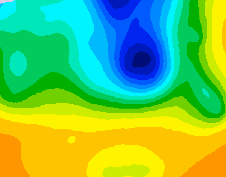 GDPS 500 millibar geopotential height 204 hour forecast chart for Canada based on 2025/05/02 0000Z data