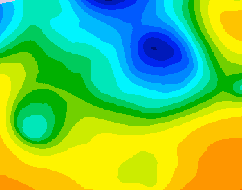 GDPS 500 millibar geopotential height 234 hour forecast chart for Canada based on 2025/05/02 0000Z data