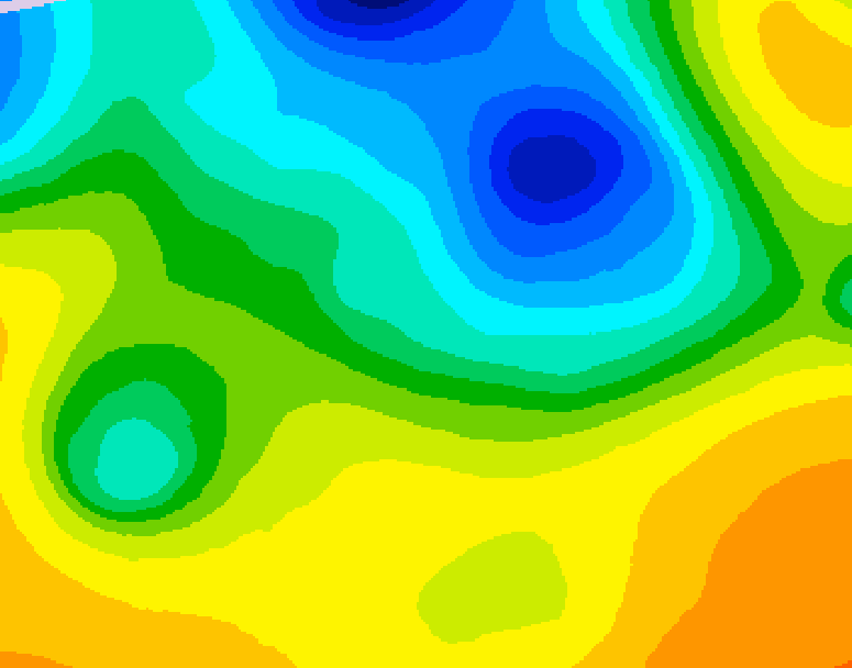 GDPS 500 millibar geopotential height 240 hour forecast chart for Canada based on 2025/05/02 0000Z data
