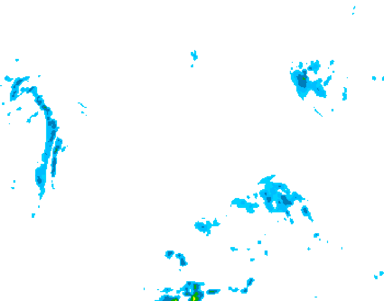 GDPS precipitation 012 hour forecast chart for Canada based on 2025/05/02 0000Z data