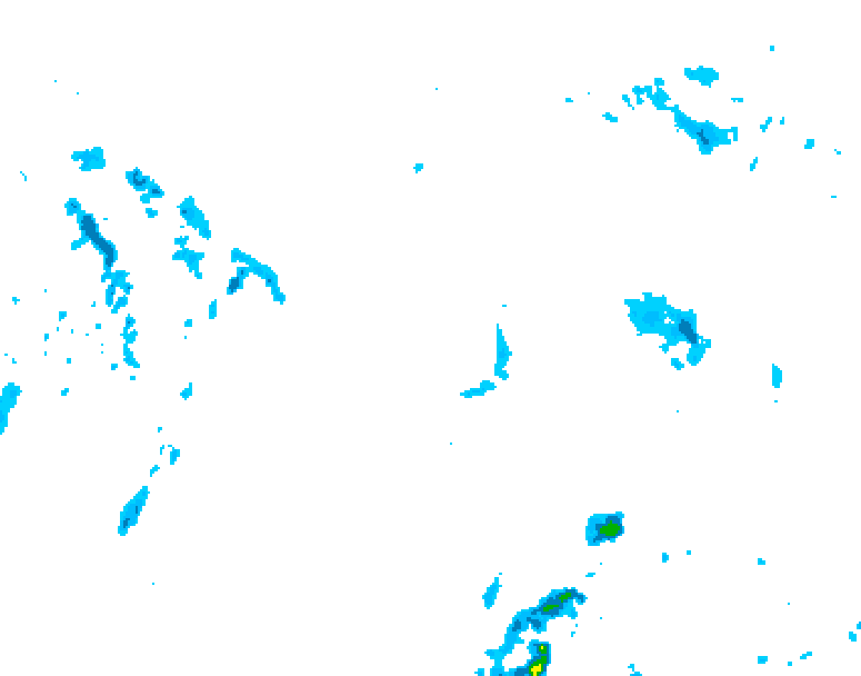 GDPS precipitation 024 hour forecast chart for Canada based on 2025/05/02 1200Z data