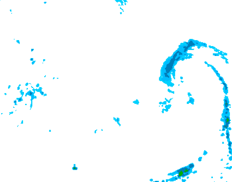 GDPS precipitation 216 hour forecast chart for Canada based on 2025/05/02 1200Z data