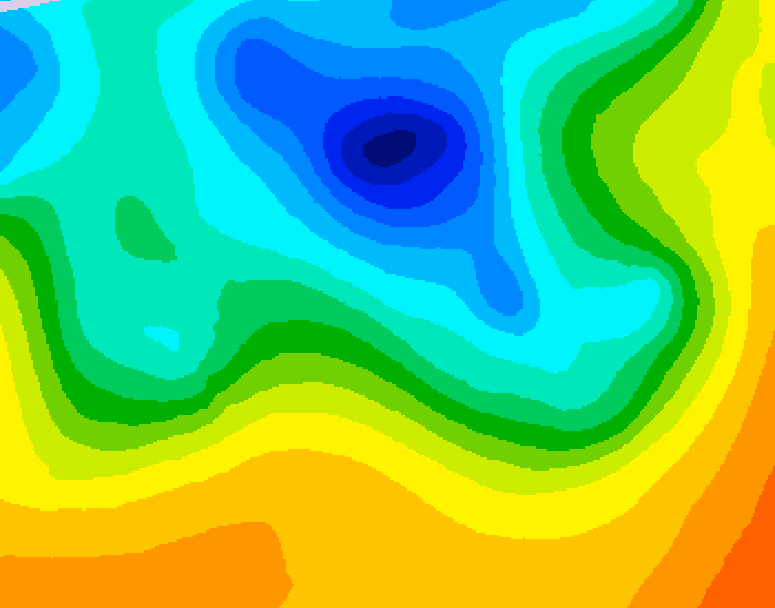 GDPS 500 millibar geopotential height 204 hour forecast chart for Canada based on 2025/05/03 0000Z data