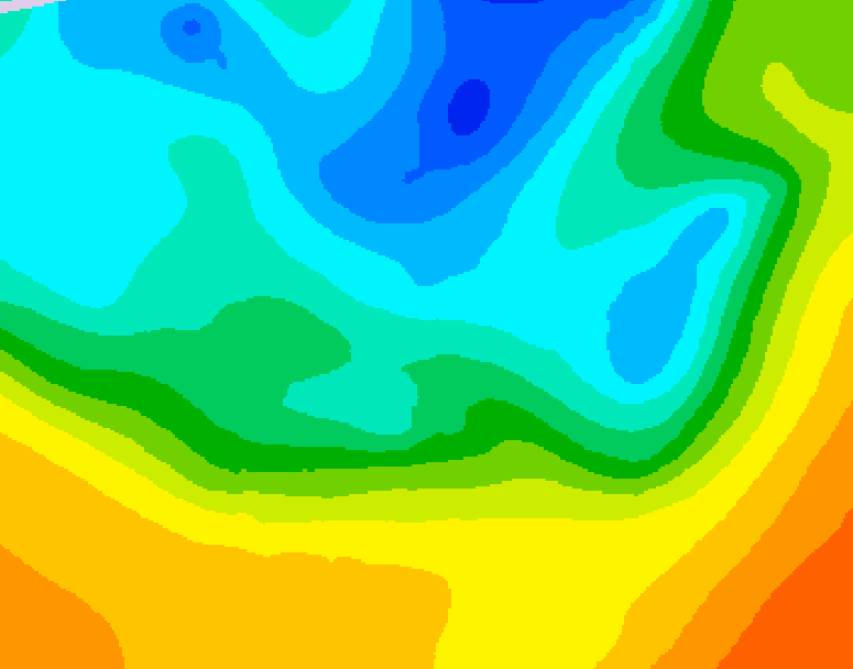 GDPS 500 millibar geopotential height 204 hour forecast chart for Canada based on 2025/05/03 1200Z data