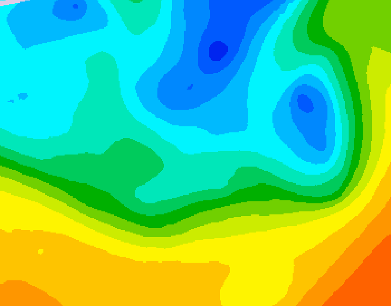 GDPS 500 millibar geopotential height 216 hour forecast chart for Canada based on 2025/05/03 1200Z data