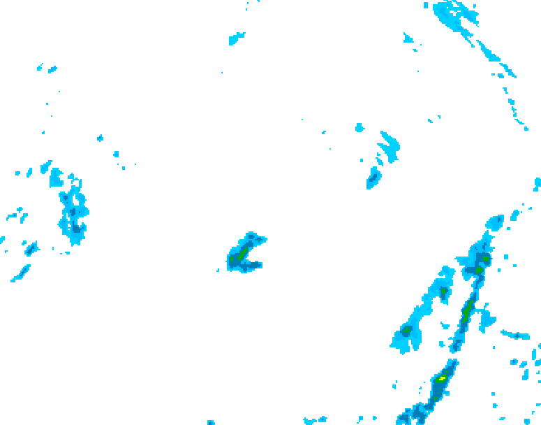 GDPS precipitation 156 hour forecast chart for Canada based on 2025/05/03 0000Z data