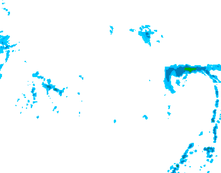 GDPS precipitation 204 hour forecast chart for Canada based on 2025/05/03 0000Z data