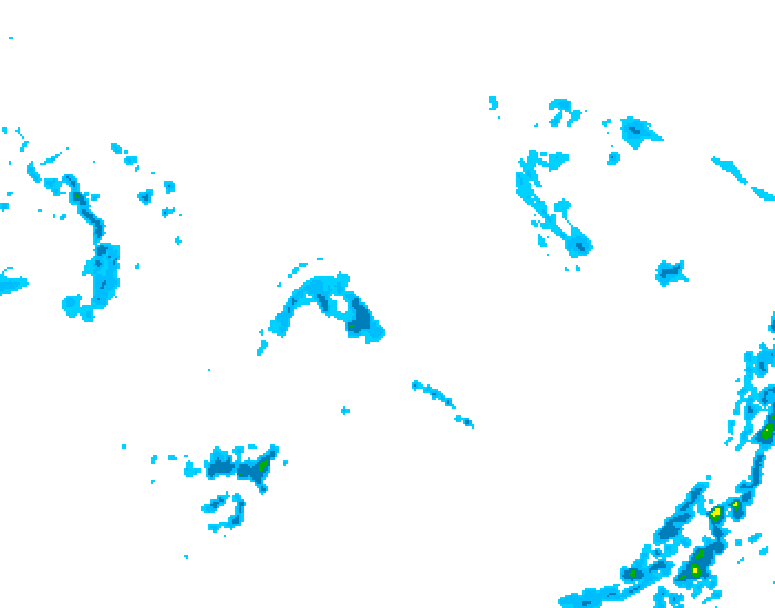 GDPS precipitation 228 hour forecast chart for Canada based on 2025/05/03 0000Z data