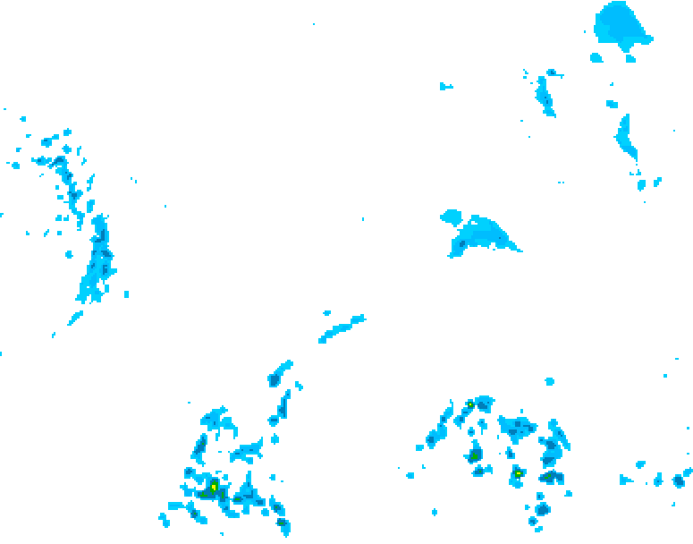 GDPS precipitation 060 hour forecast chart for Canada based on 2025/05/03 1200Z data