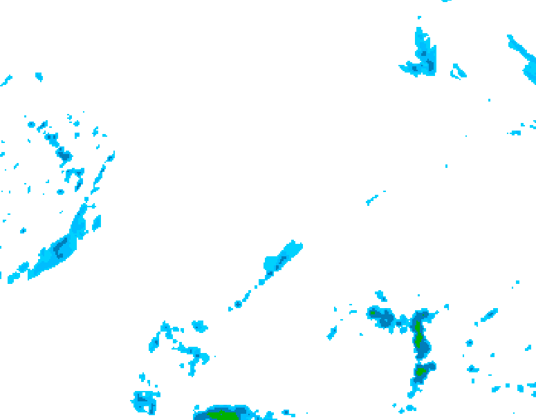 GDPS precipitation 072 hour forecast chart for Canada based on 2025/05/03 1200Z data