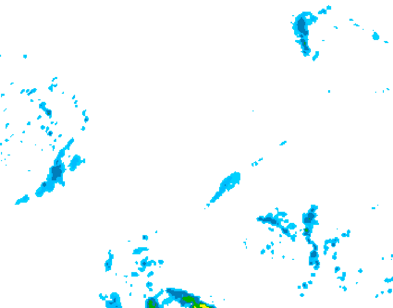 GDPS precipitation 078 hour forecast chart for Canada based on 2025/05/03 1200Z data