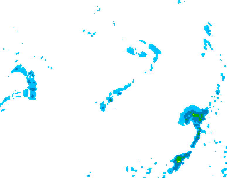 GDPS precipitation 144 hour forecast chart for Canada based on 2025/05/03 1200Z data