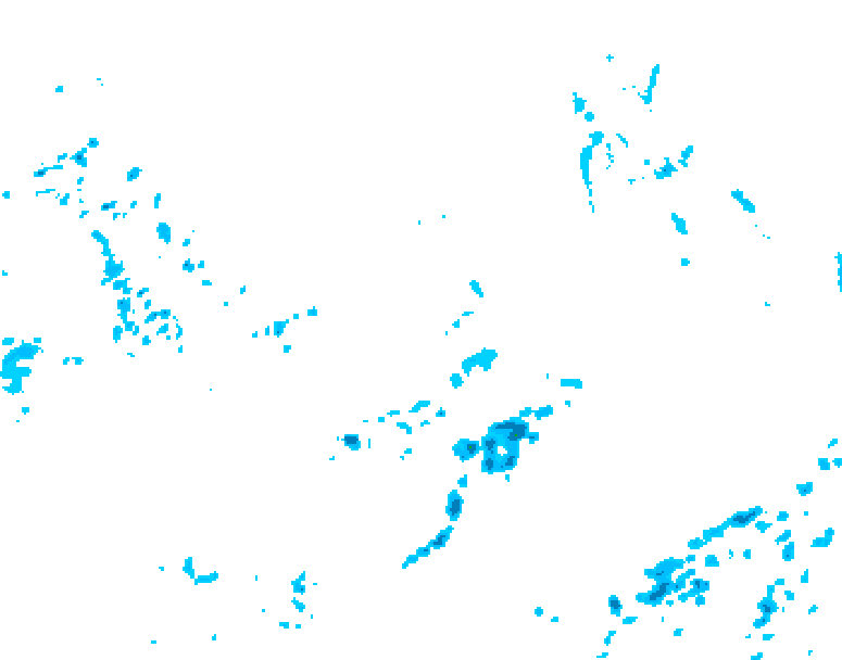 GDPS precipitation 228 hour forecast chart for Canada based on 2025/05/03 1200Z data