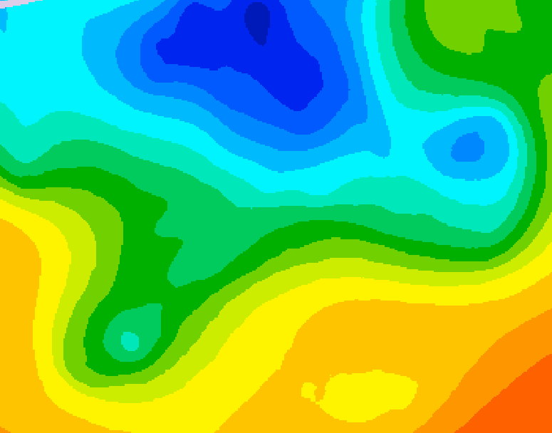 GDPS 500 millibar geopotential height 210 hour forecast chart for Canada based on 2025/05/04 0000Z data