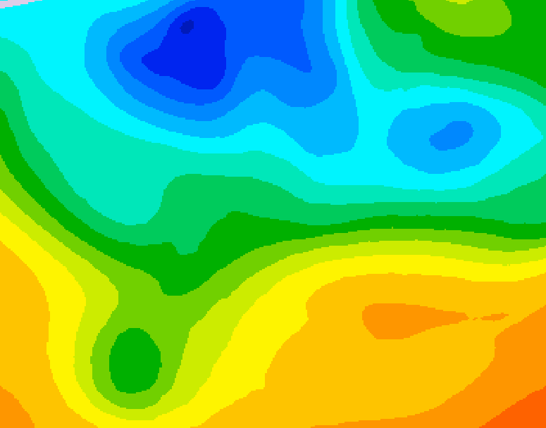 GDPS 500 millibar geopotential height 234 hour forecast chart for Canada based on 2025/05/04 0000Z data