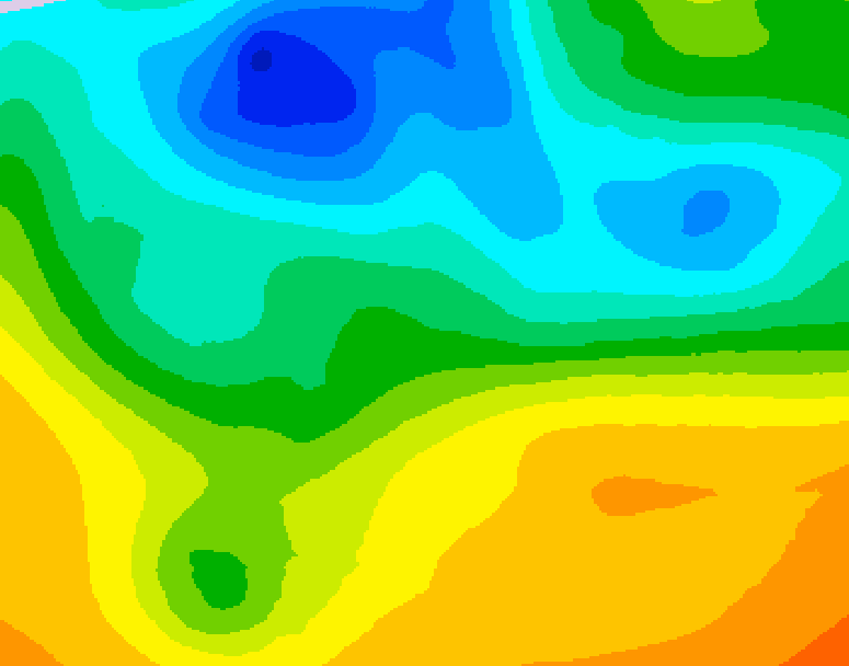 GDPS 500 millibar geopotential height 240 hour forecast chart for Canada based on 2025/05/04 0000Z data