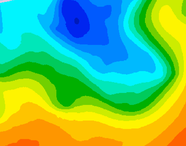 GDPS 500 millibar geopotential height 204 hour forecast chart for Canada based on 2025/05/04 1200Z data