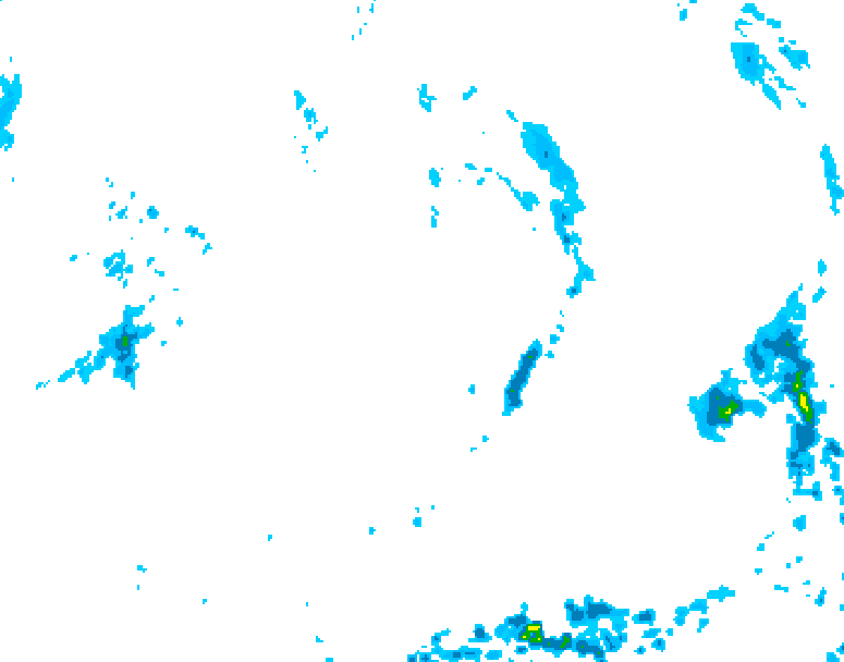 GDPS precipitation 144 hour forecast chart for Canada based on 2025/05/04 0000Z data