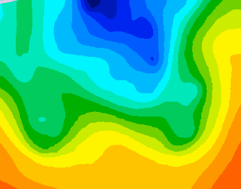GDPS 500 millibar geopotential height 168 hour forecast chart for Canada based on 2025/05/05 0000Z data