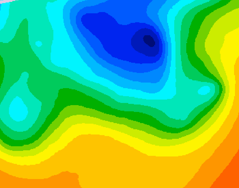 GDPS 500 millibar geopotential height 144 hour forecast chart for Canada based on 2025/05/05 1200Z data
