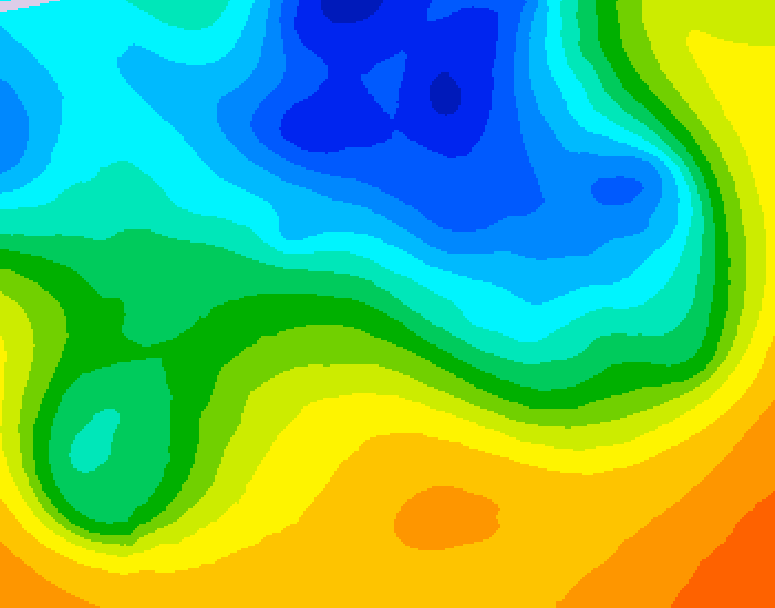 GDPS 500 millibar geopotential height 168 hour forecast chart for Canada based on 2025/05/05 1200Z data
