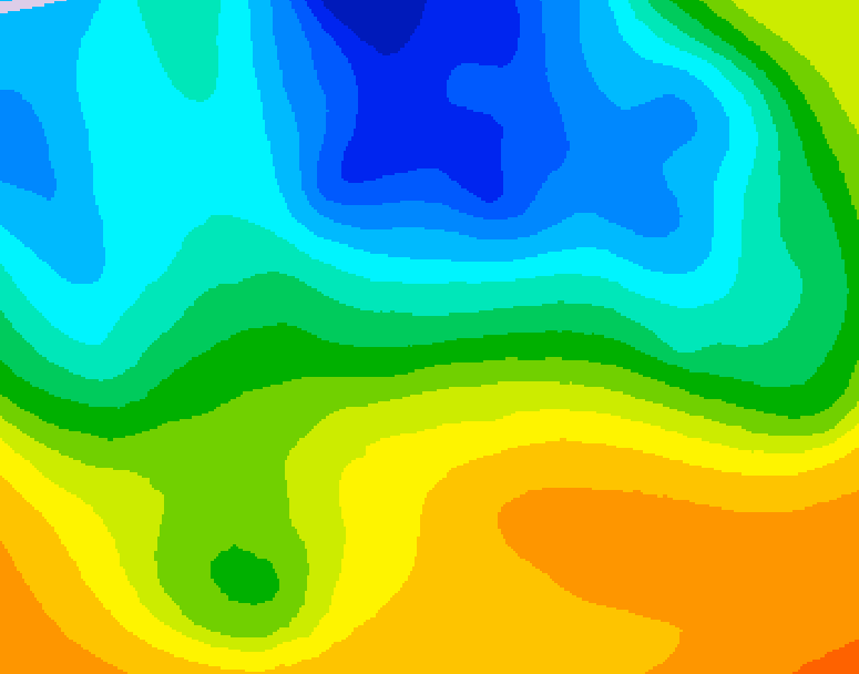 GDPS 500 millibar geopotential height 204 hour forecast chart for Canada based on 2025/05/05 1200Z data