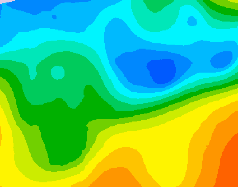 GDPS 500 millibar geopotential height 228 hour forecast chart for Canada based on 2025/05/06 0000Z data