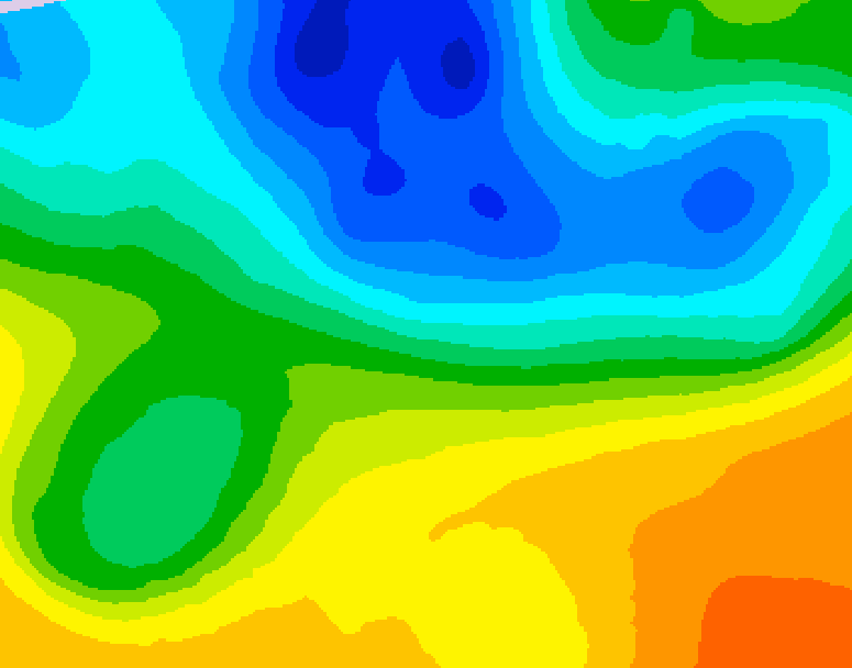 GDPS 500 millibar geopotential height 168 hour forecast chart for Canada based on 2025/05/06 1200Z data