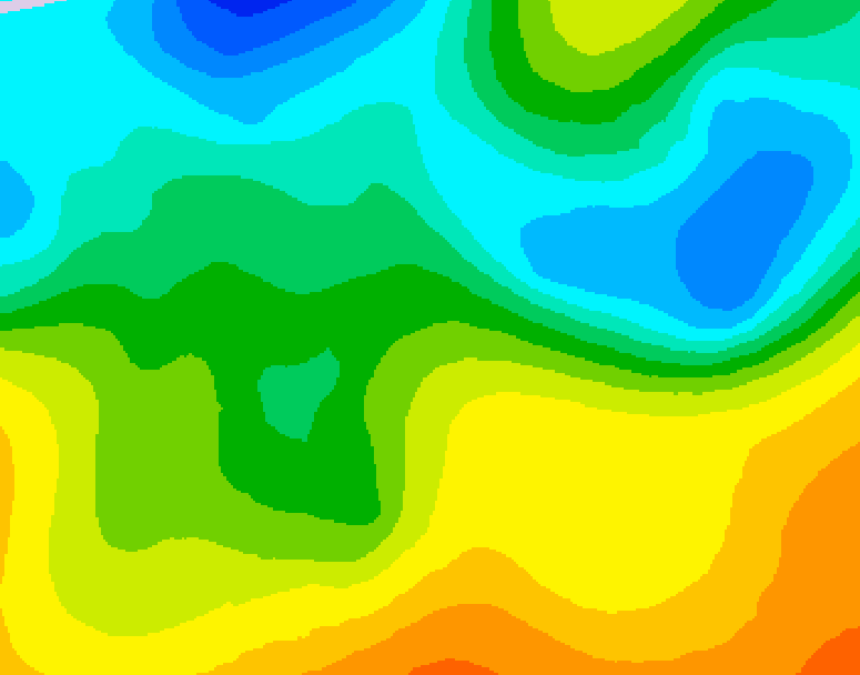 GDPS 500 millibar geopotential height 228 hour forecast chart for Canada based on 2025/05/06 1200Z data