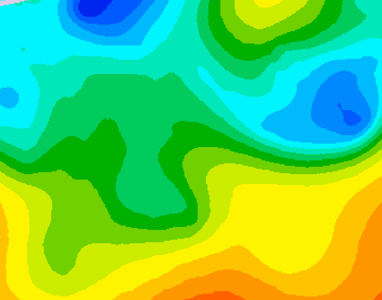 GDPS 500 millibar geopotential height 240 hour forecast chart for Canada based on 2025/05/06 1200Z data