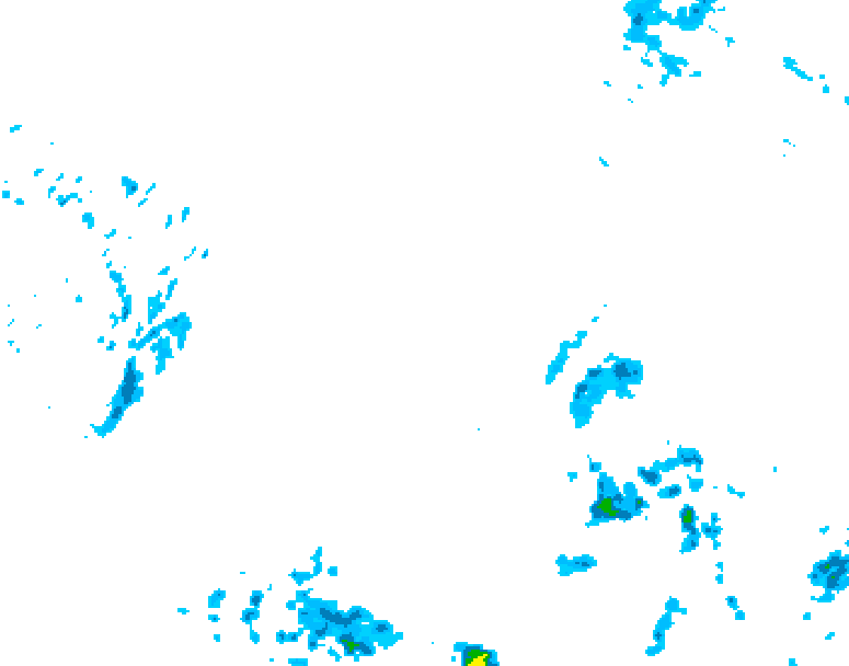 GDPS precipitation 024 hour forecast chart for Canada based on 2025/05/06 0000Z data