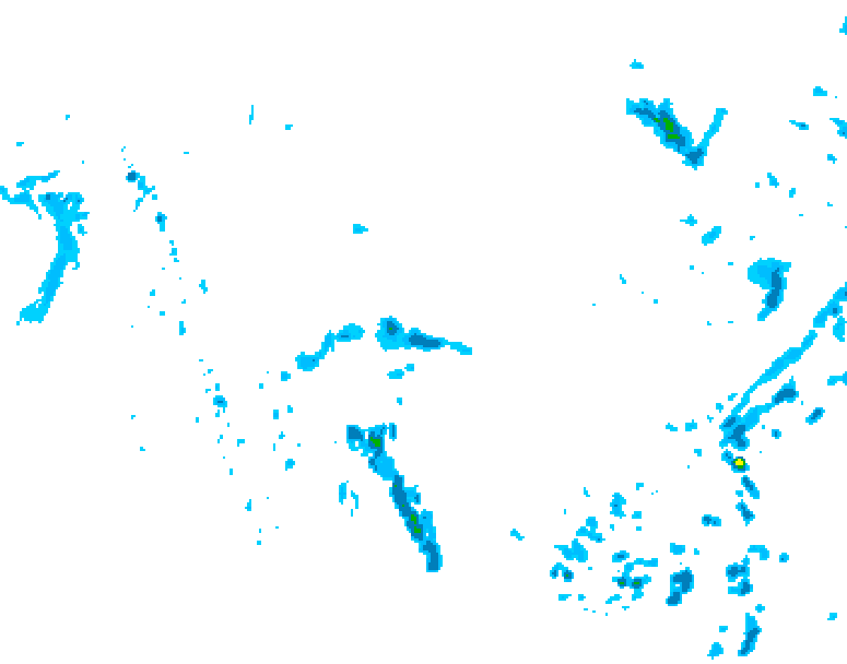 GDPS precipitation 228 hour forecast chart for Canada based on 2025/05/06 1200Z data