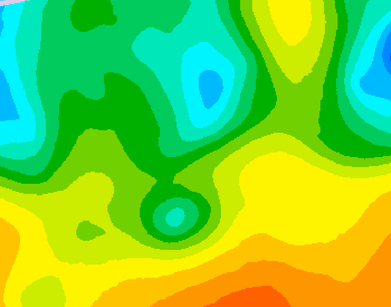 GDPS 500 millibar geopotential height 240 hour forecast chart for Canada based on 2025/05/07 0000Z data
