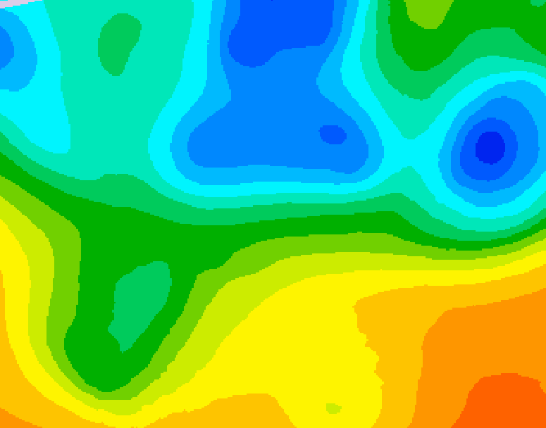 GDPS 500 millibar geopotential height 144 hour forecast chart for Canada based on 2025/05/07 1200Z data