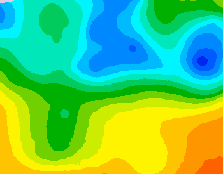 GDPS 500 millibar geopotential height 156 hour forecast chart for Canada based on 2025/05/07 1200Z data