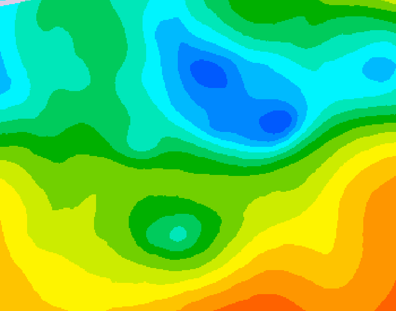GDPS 500 millibar geopotential height 204 hour forecast chart for Canada based on 2025/05/07 1200Z data