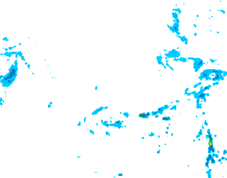 GDPS precipitation 216 hour forecast chart for Canada based on 2025/05/07 1200Z data